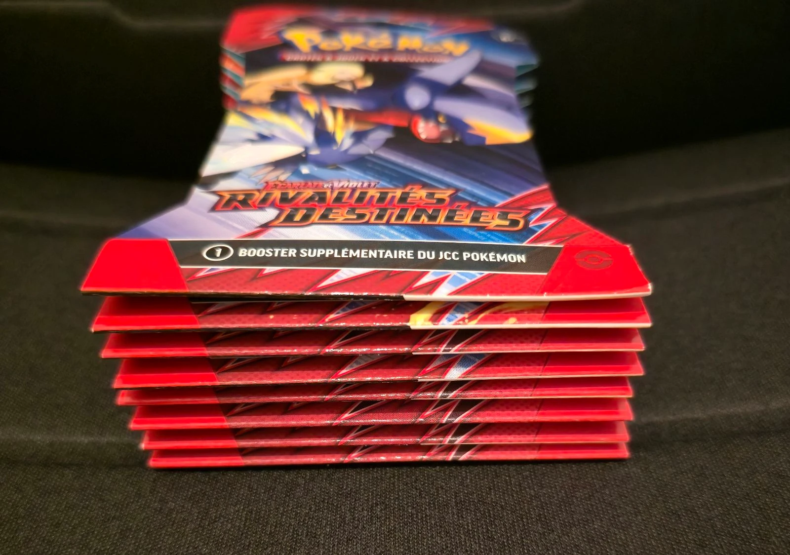 Pokémon Lot de 8 Boosters EV10 Rivalités Destinées sous Blister – photo 4
